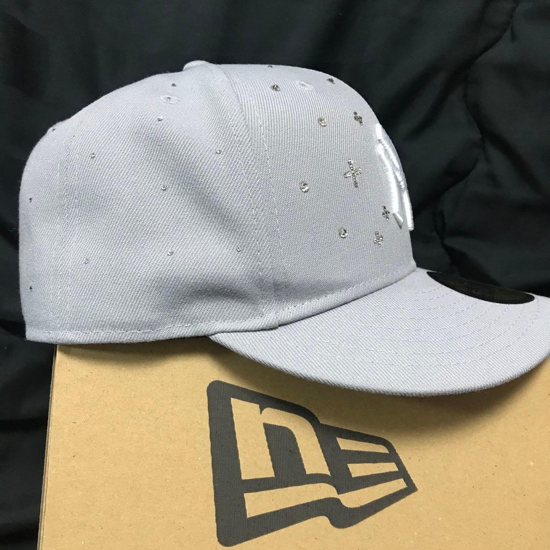 ジュエルキャップNEW ERA 59FIFTY グレー キャップ 7 3/8