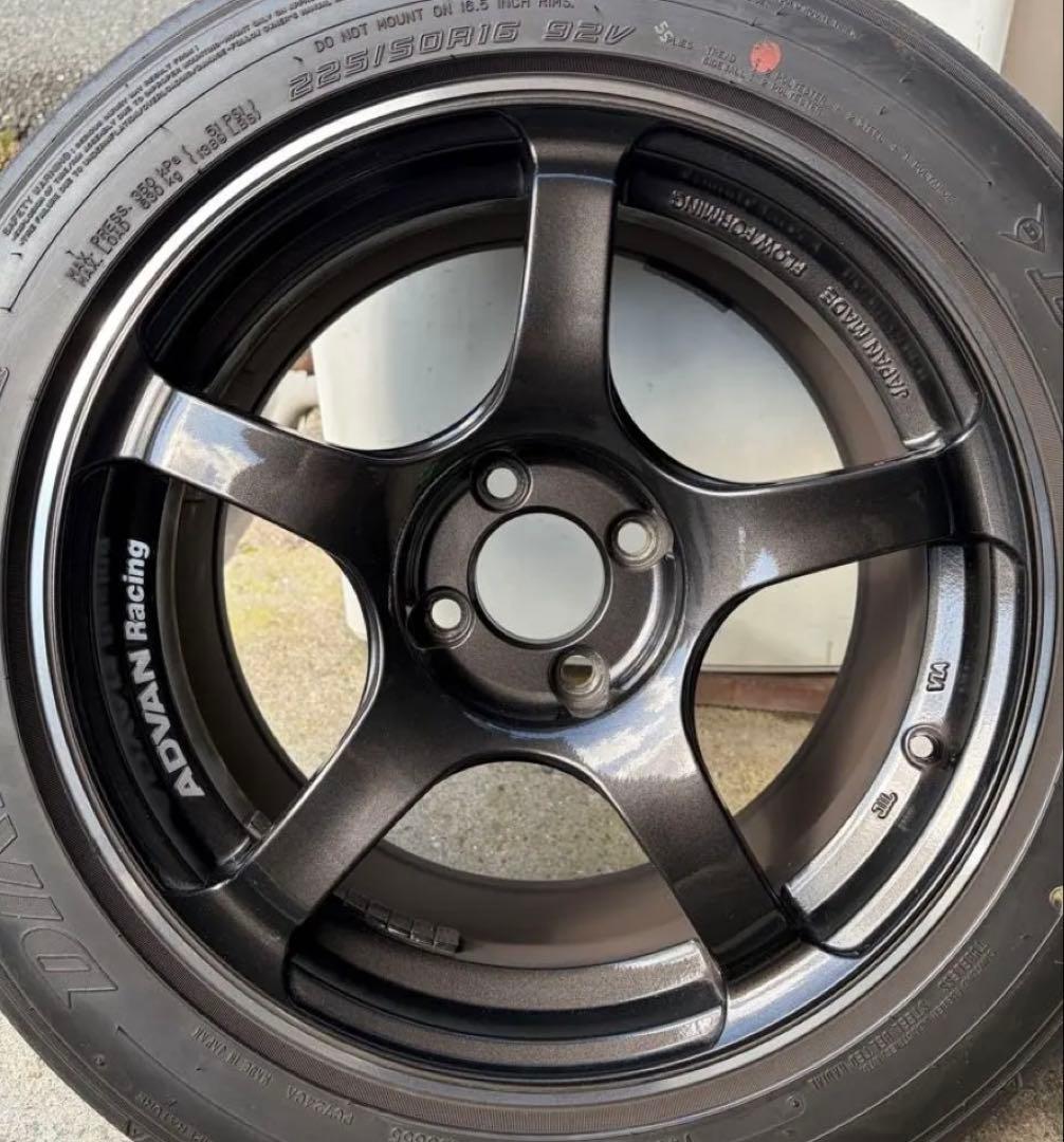 ADVAN TC-4 16×8J+38 PCD100 4本【最終値】