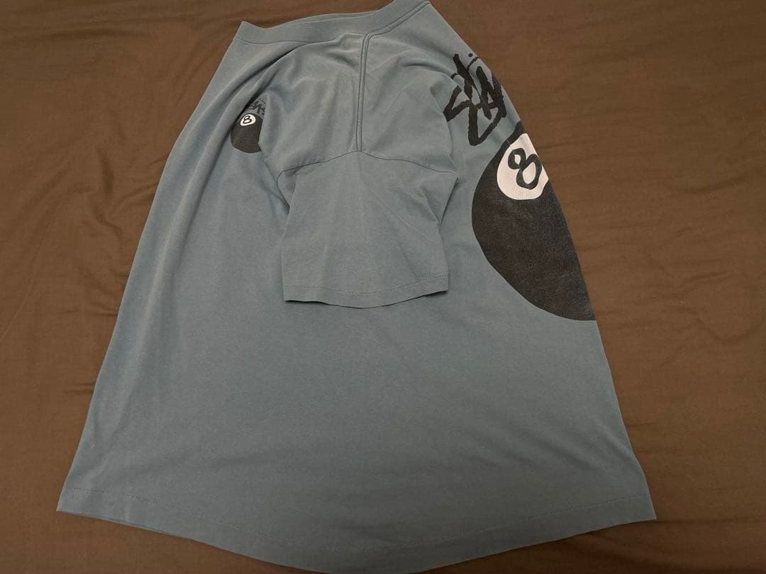 STUSSY 8ボール Tシャツ 袖裾 シングル
