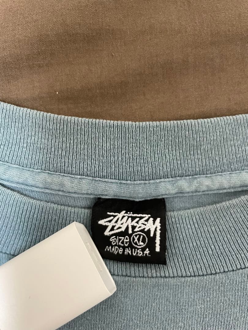 STUSSY 8ボール Tシャツ 袖裾 シングル