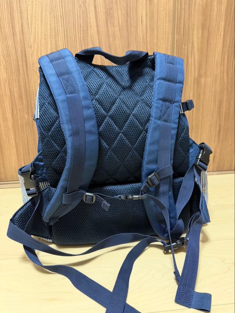 Lee ハグ＆リュック キャリーバッグ Mサイズ ヒッコリー柄