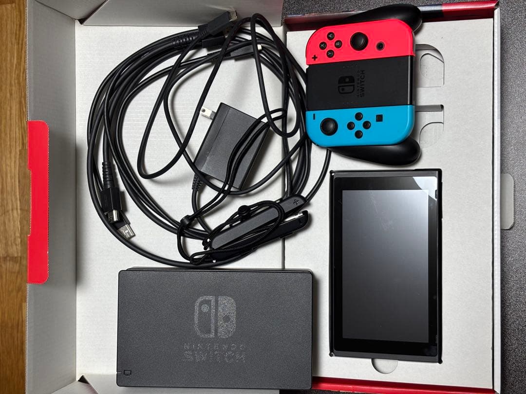 Nintendo Switch 本体 バッテリー強化版 完品おまけ付き