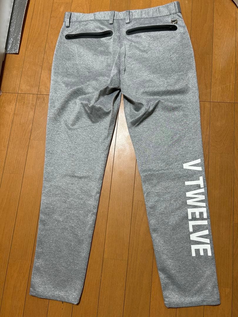 V TWELVE XL グレー ゴルフパンツ