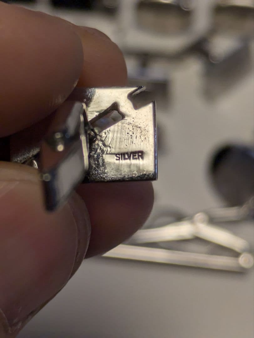 215g　シルバー925　銀製　スターリングシルバー　カフス　タイピン　ダンヒル