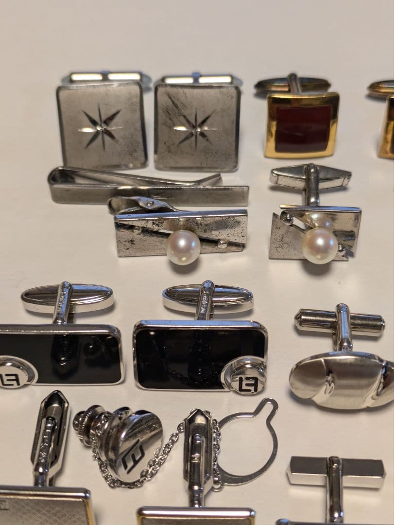 215g　シルバー925　銀製　スターリングシルバー　カフス　タイピン　ダンヒル