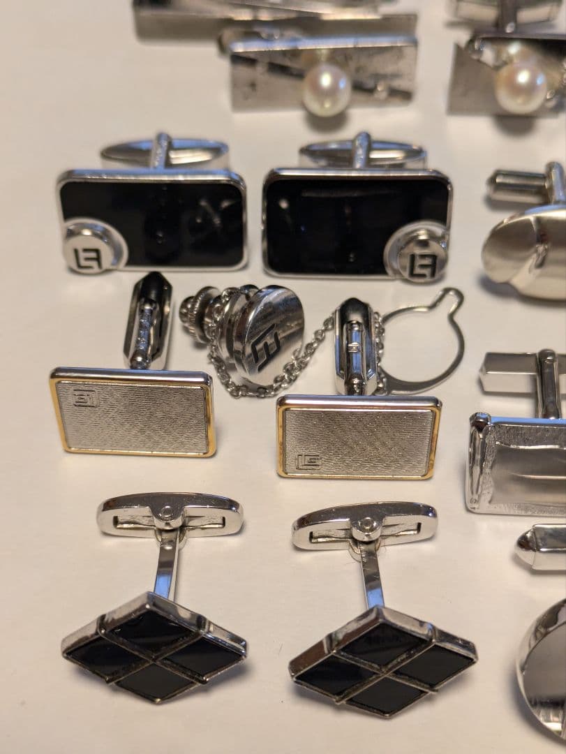 215g　シルバー925　銀製　スターリングシルバー　カフス　タイピン　ダンヒル