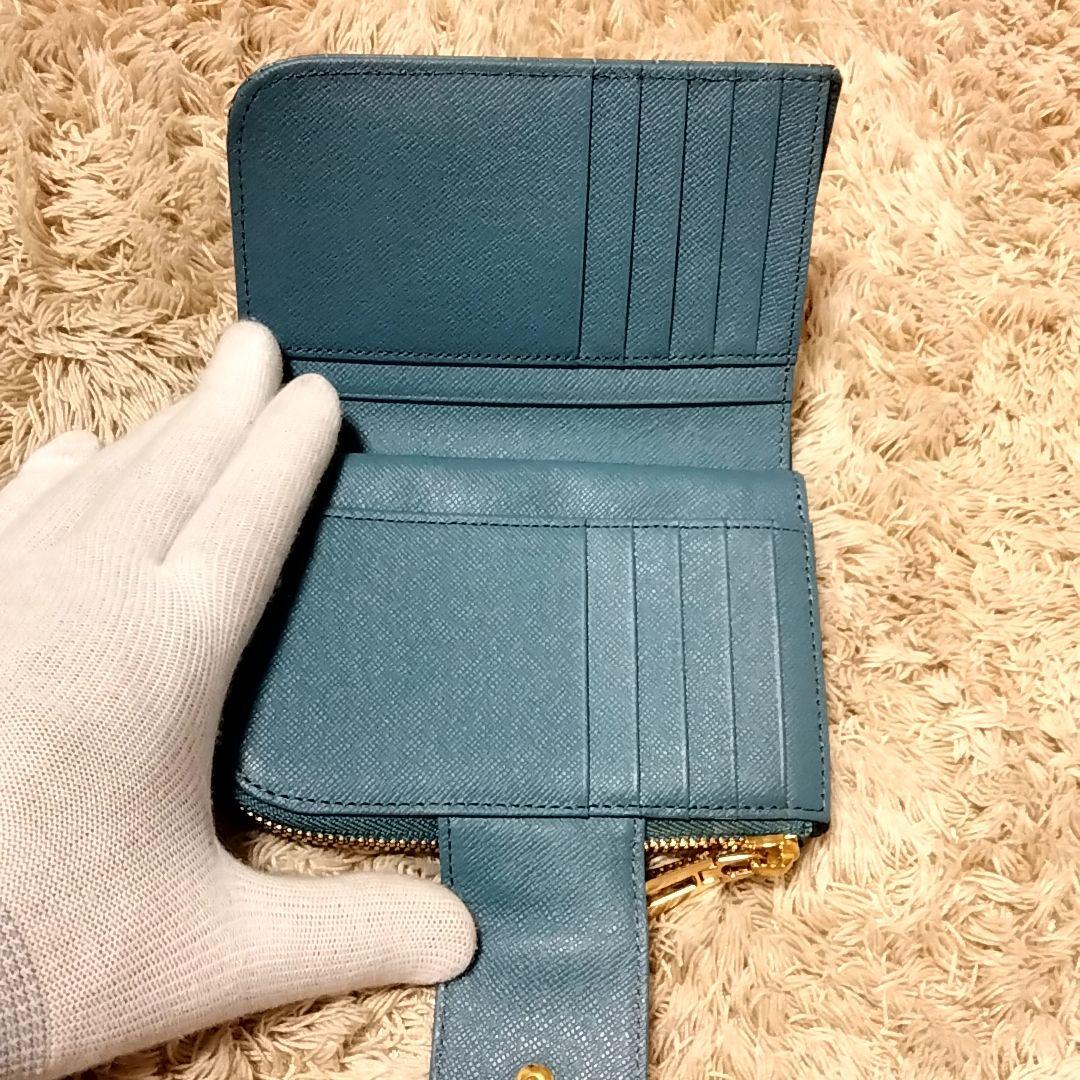 【未使用】LEATHER JEWELS本革クロコ型押し 二つ折り財布