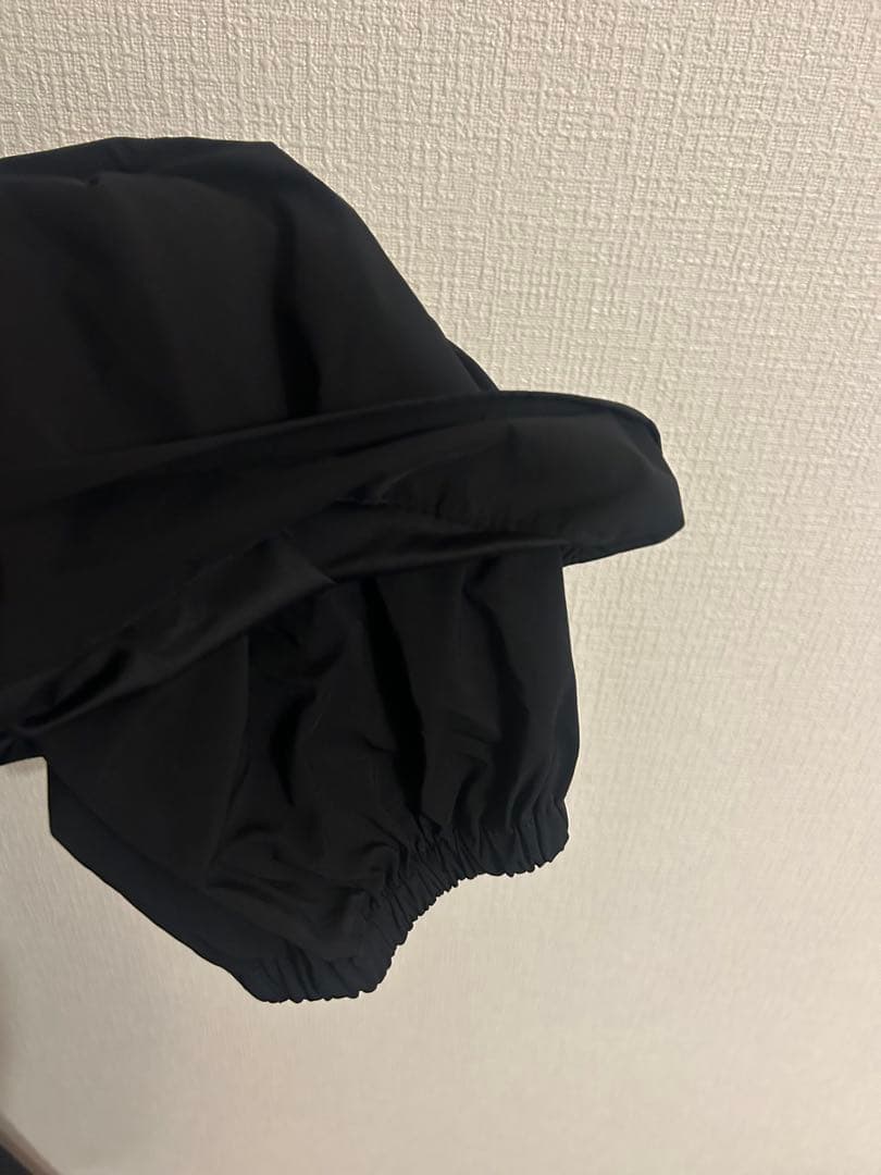 Maxmara ブラックレインコート トレンチコート