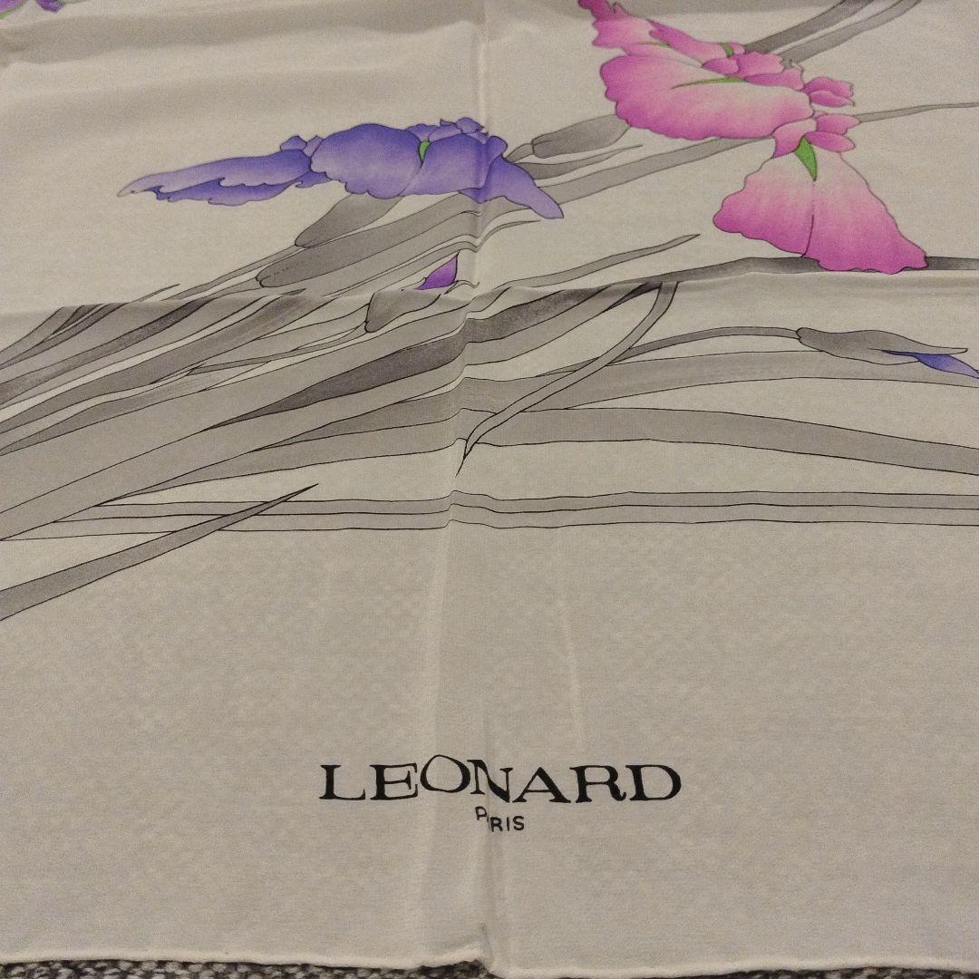LEONARD 花柄シルクストール