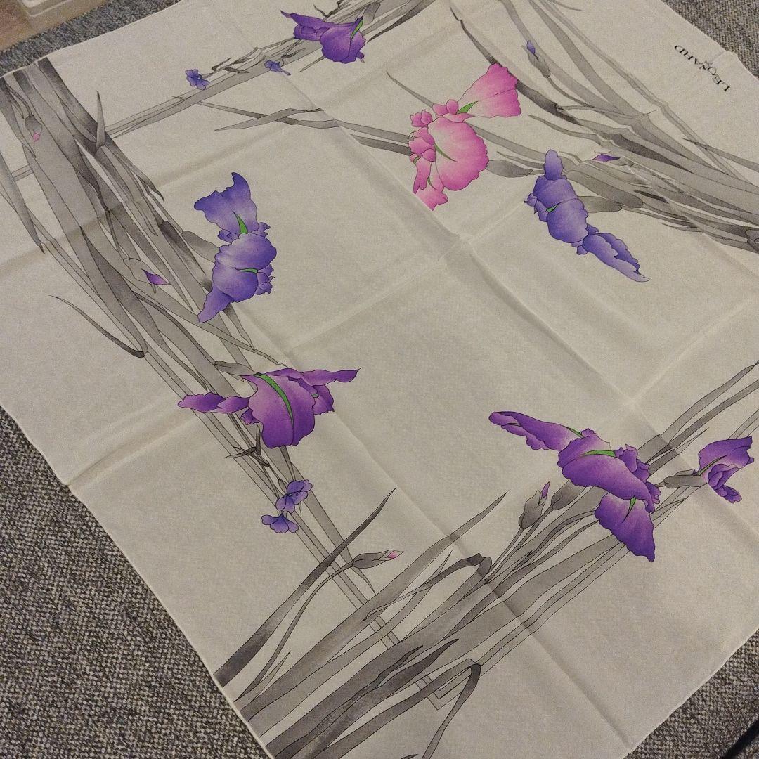 LEONARD 花柄シルクストール