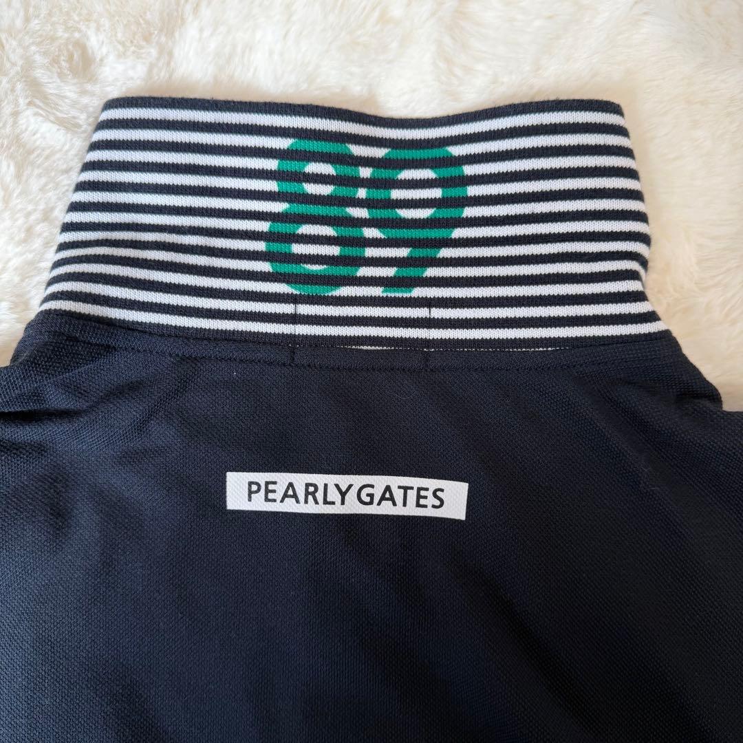 【美品】PEARLY GATES ネイビー ポロシャツ　サイズ6 XL（LL）