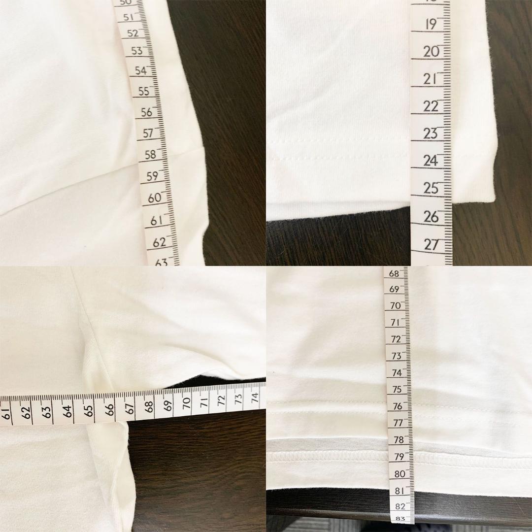 【超美品】シュプリーム コットン クルーネック 半袖Ｔシャツ ホワイト