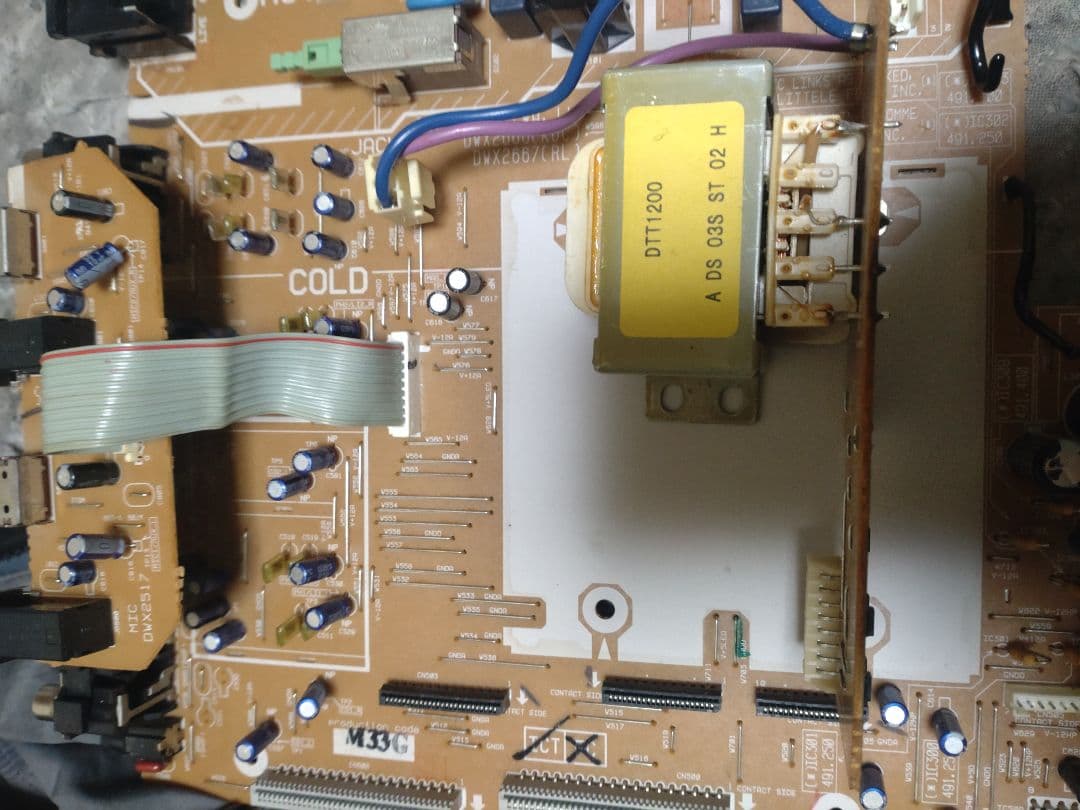 Pioneer　DJM-400　動作確認済　クロスCHフェーダー 交換　レッド