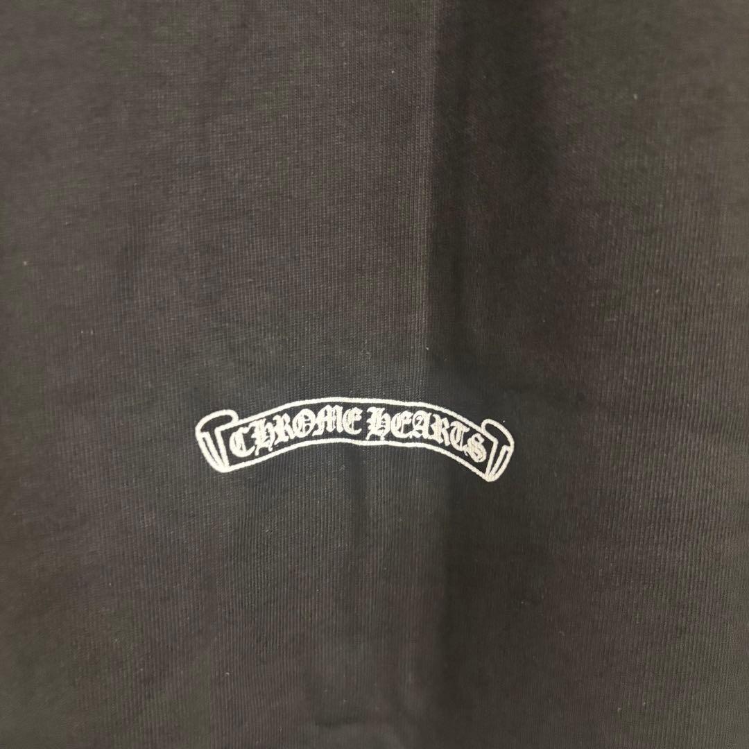クロムハーツ Tシャツ SMALL 黒 CHクロス ロゴ 半袖