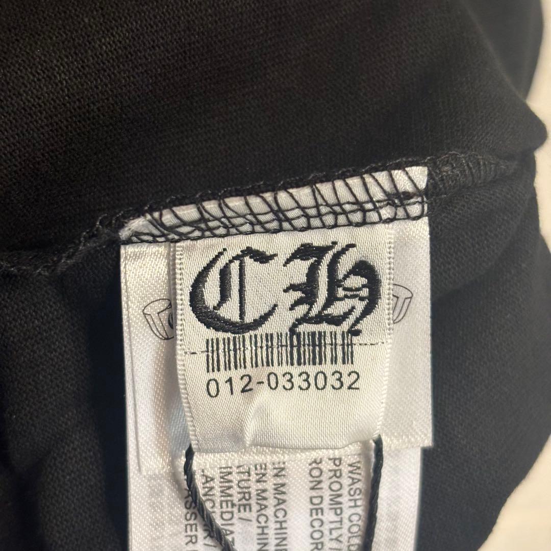 クロムハーツ Tシャツ SMALL 黒 CHクロス ロゴ 半袖