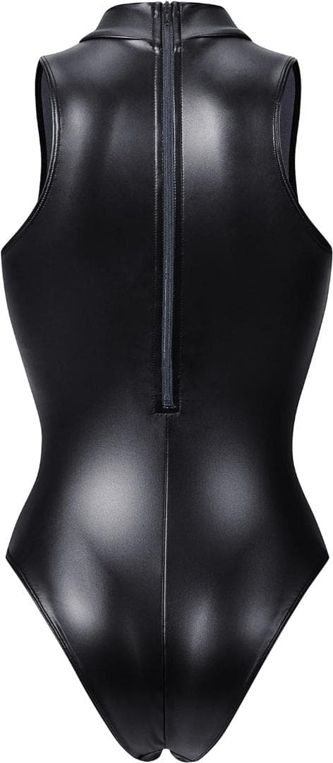 【値下げOK】LEOHEX(レオヘックス)光沢メタリックハイネック競泳水着