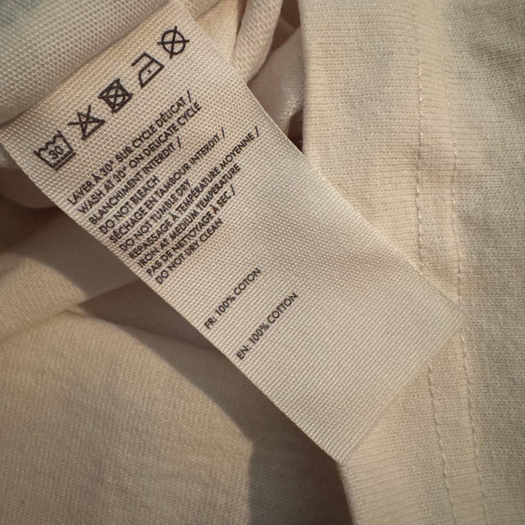 JACQUEMUS ロゴ プリント ホワイト ベージュ Tシャツ