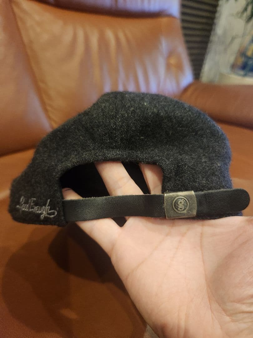 Ecnorth グレー ウールキャップ Real Enough