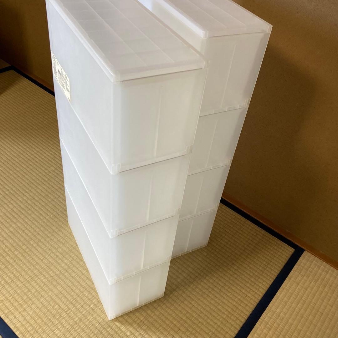 ポリプロピレン　収納ストッカー　追加用　中 8個セット