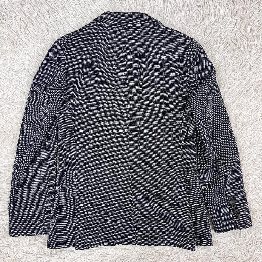 【新品】LACOSTE ラコステ ジャケット ハウンドトゥース 白×紺 FR48