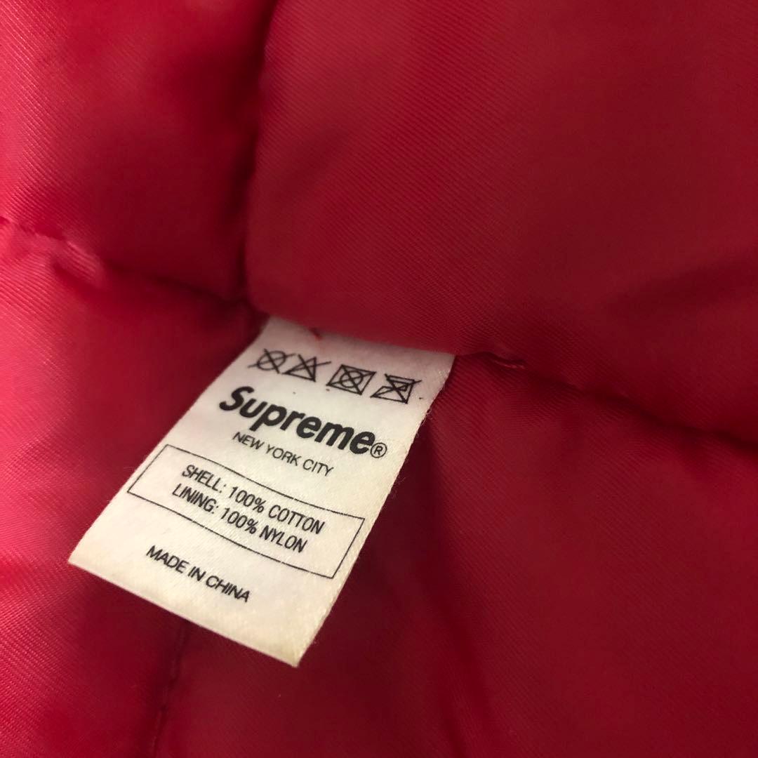 d*n様 supreme 赤いフード付きミリタリージャケット