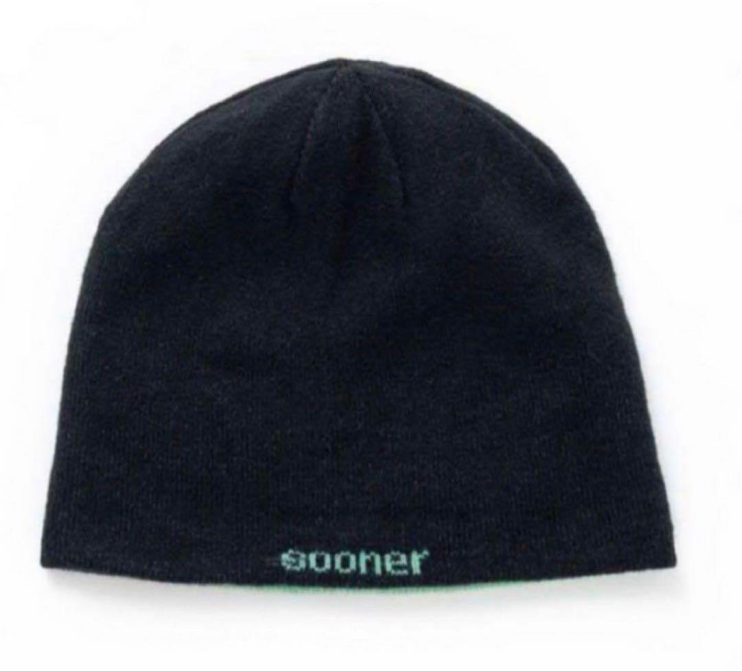 帽子 GuruGuruBeanie (Black&Mint Reversible)