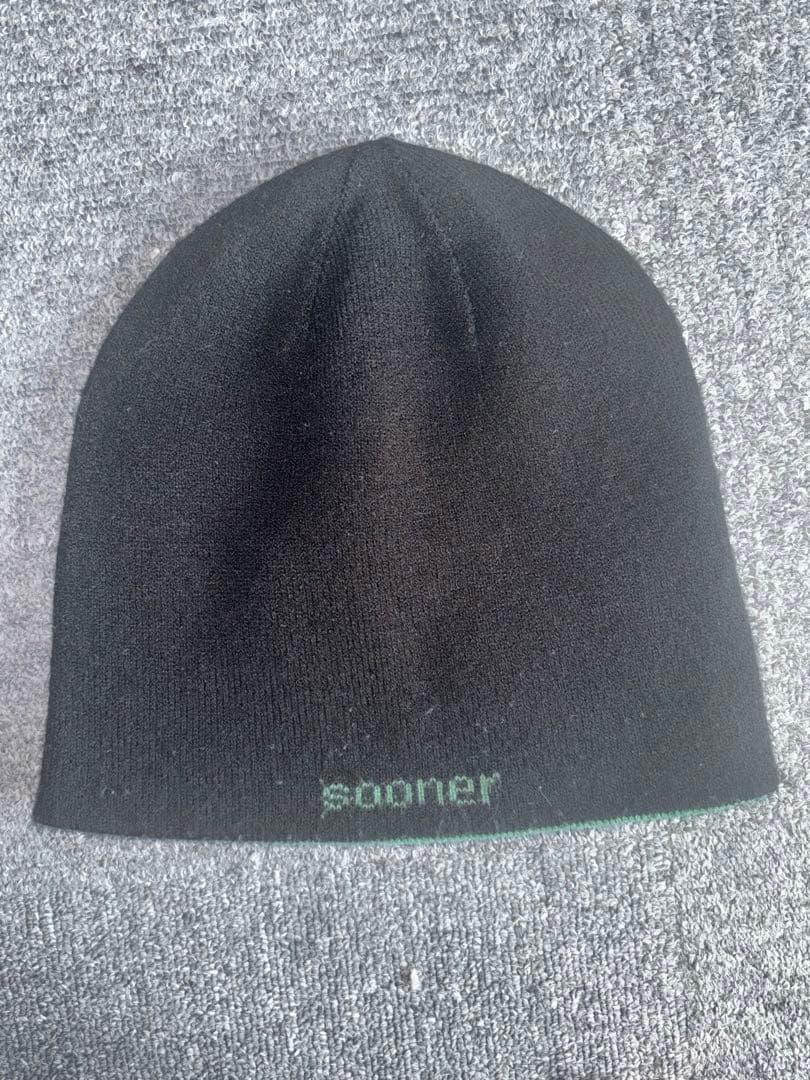 帽子 GuruGuruBeanie (Black&Mint Reversible)