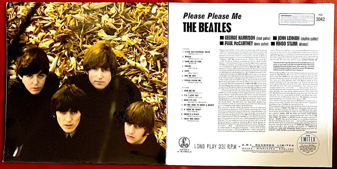 未開封 2LP ビートルズ 180g重量盤 フォーセール プリーズプリーズミー