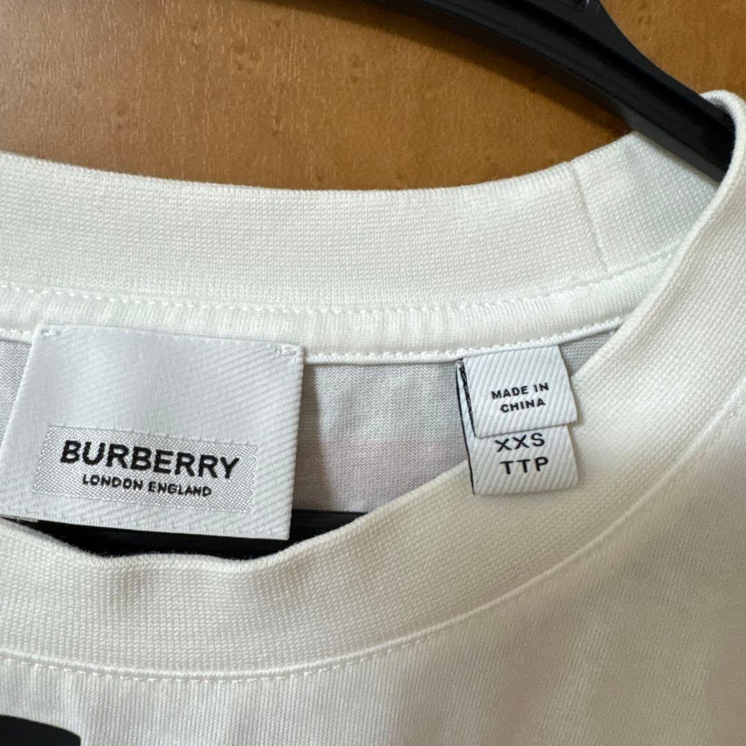 BURBERRY グラフィックプリント Tシャツ XXS ホワイト