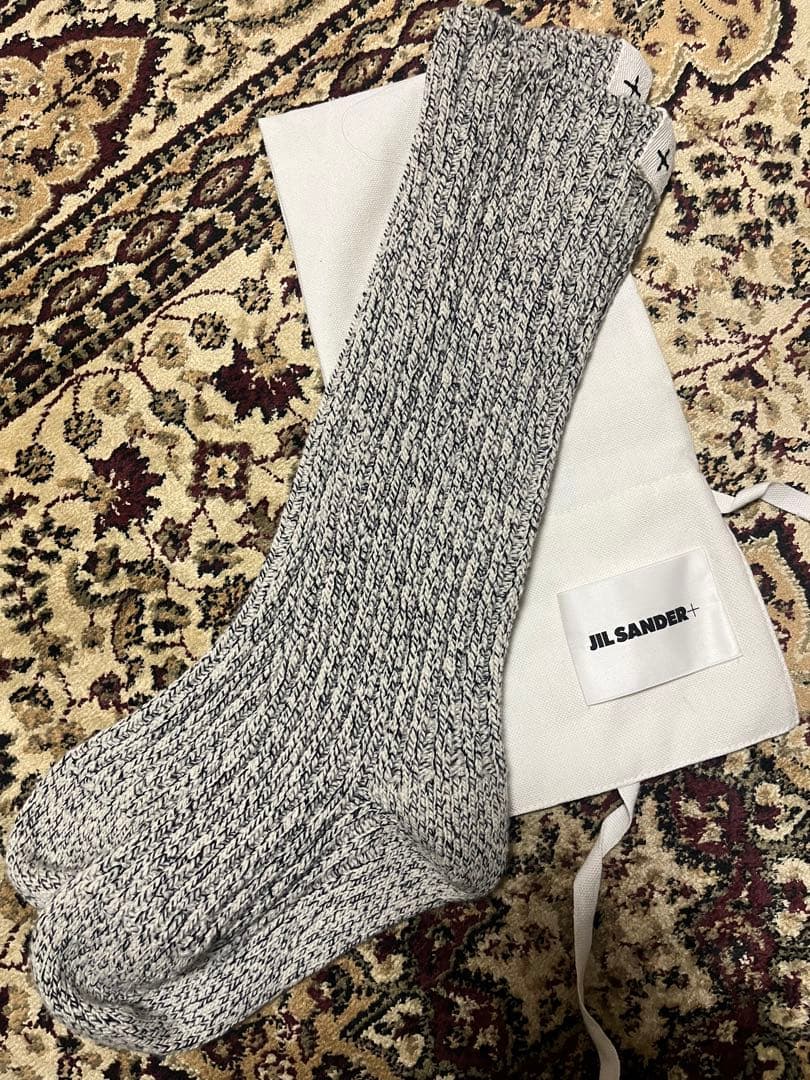 JILSANDER ジルサンダー　靴下　ハイソックス　ニット