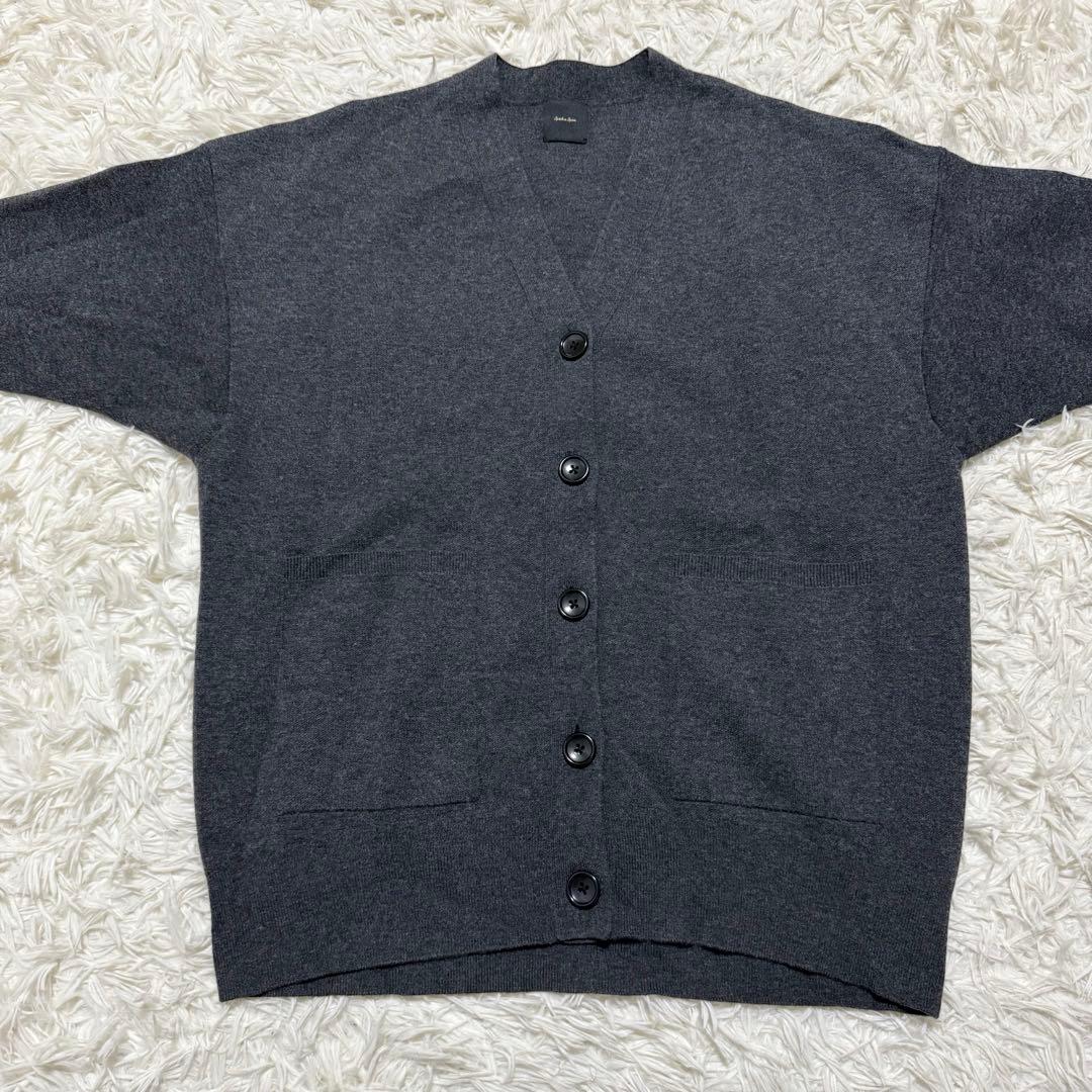 Spick & Span スピック&スパンダブルジャガード　ビッグカーディガン