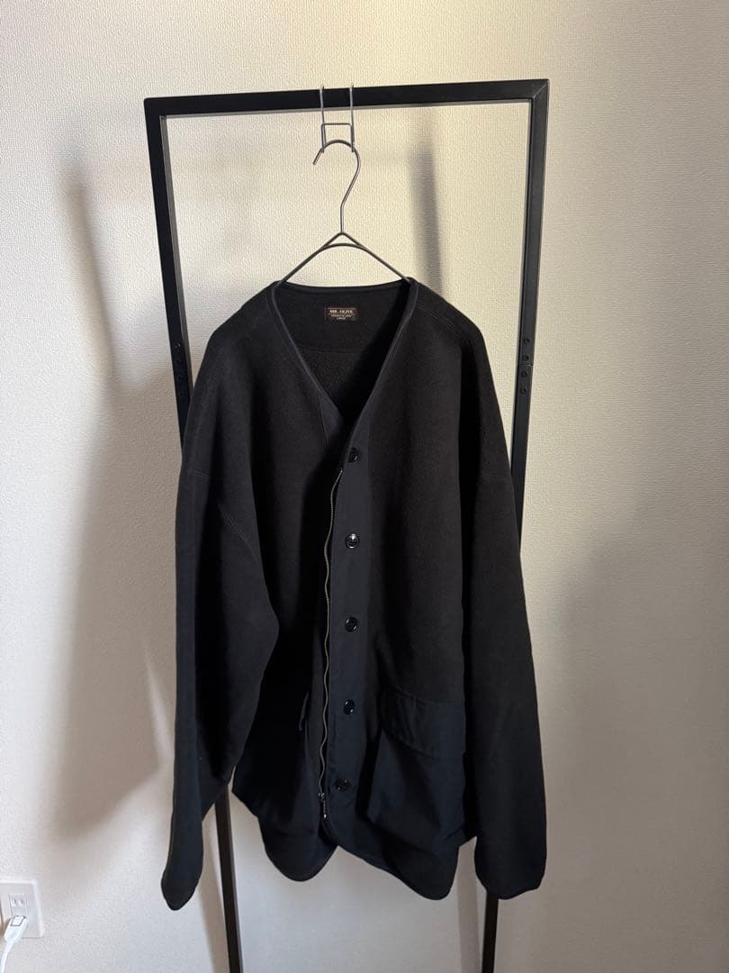 【定価26,400円】MR.OLIVE メルトンフリース ブルゾン L 黒