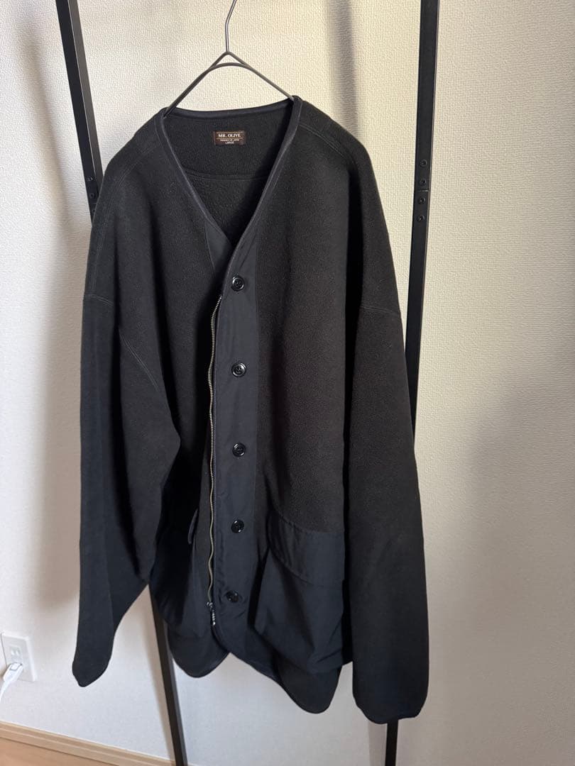 【定価26,400円】MR.OLIVE メルトンフリース ブルゾン L 黒