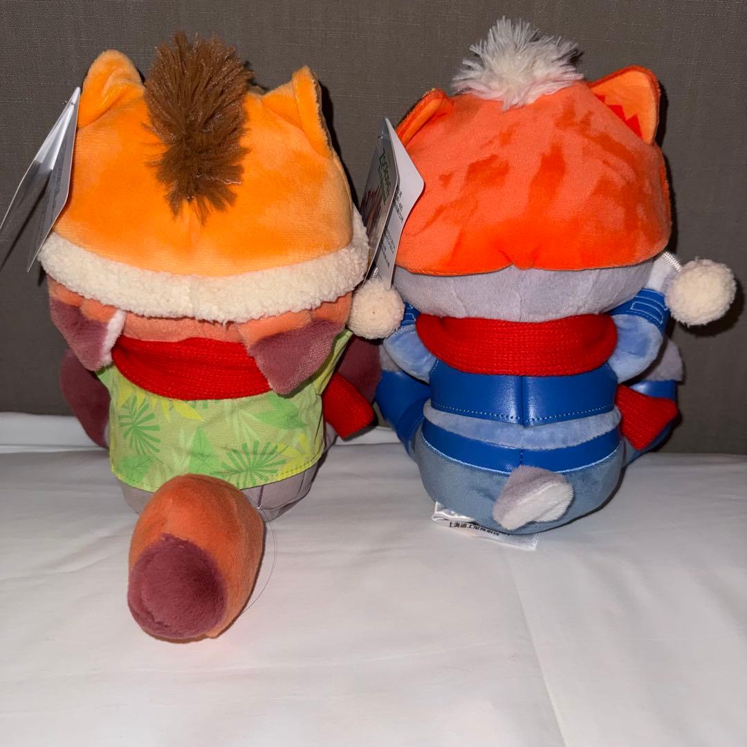 【限定価格！】上海ディズニー 限定 ズートピア ニック＆ジュディぬいぐるみセット