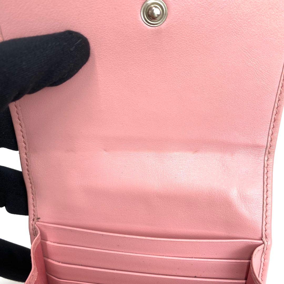 ✨️美品✨レア✨️グッチ 二つ折り財布　キルティング　マーモント　シルバー金具