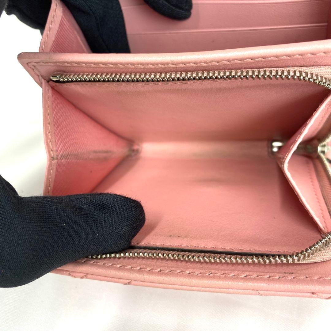 ✨️美品✨レア✨️グッチ 二つ折り財布　キルティング　マーモント　シルバー金具