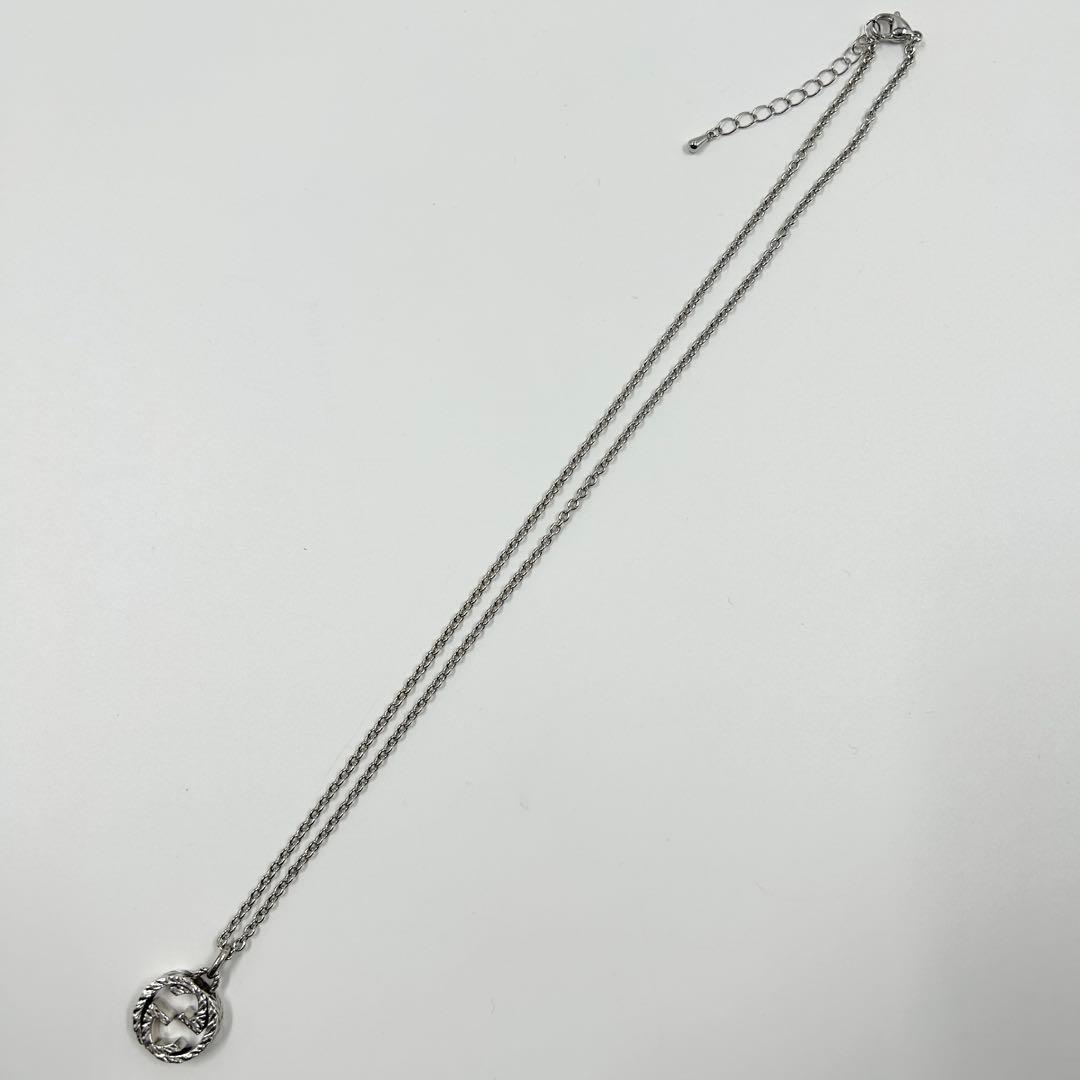 美品✨　グッチ　ネックレス　アラベスク　インターロッキング　GG ラージ 925