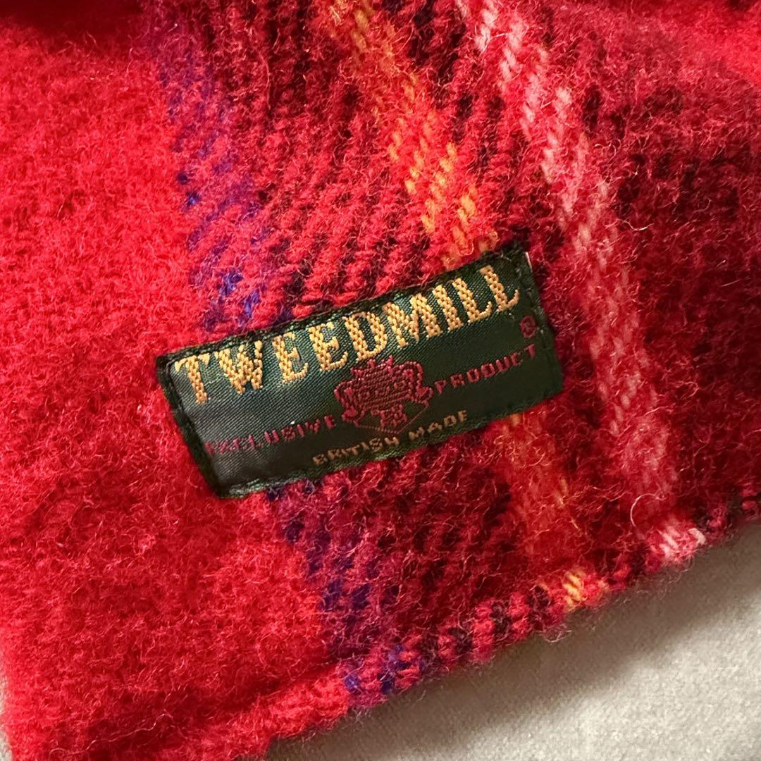 《別注》【TWEEDMILL/ツイードミル】ウール×フリース差し込みマフラー