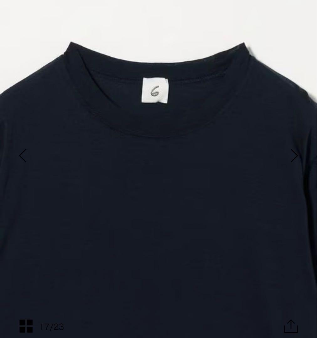 新品未使用品UNITEDARROWS6(ROKU)＞コットンカシミヤ ベーシック