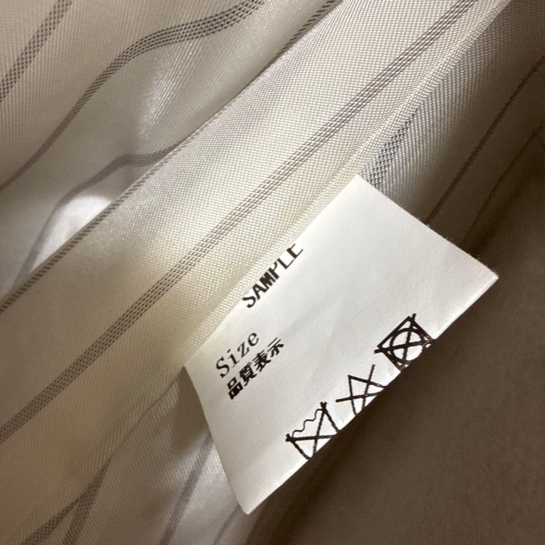 yuni super100 Wool ロングトレンチコート