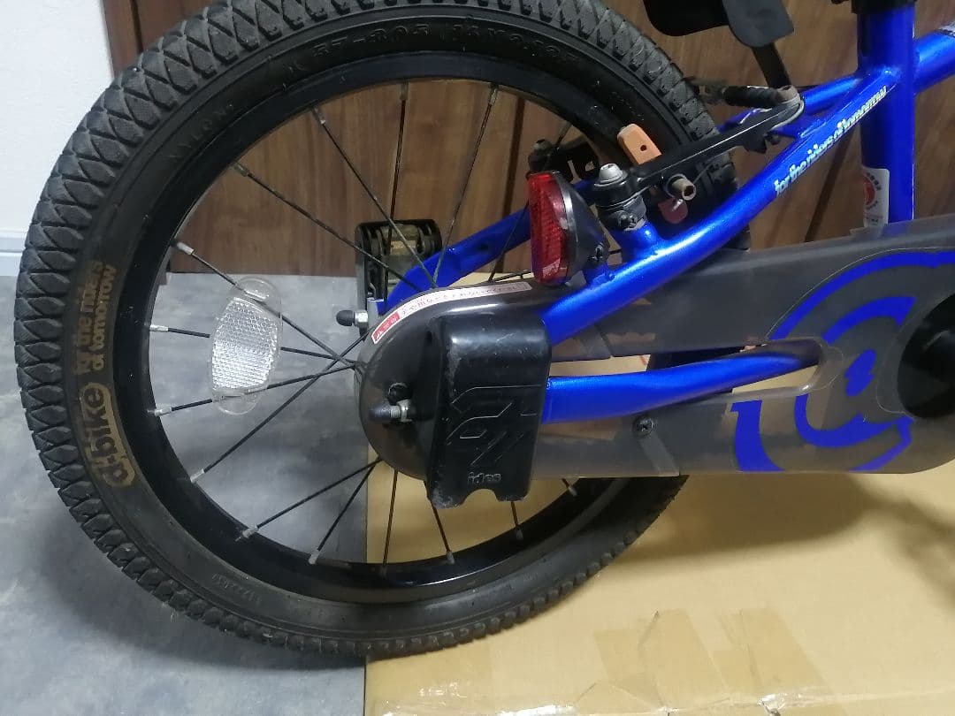ides d-bike キッズバイク 16インチ 青 補助輪付き