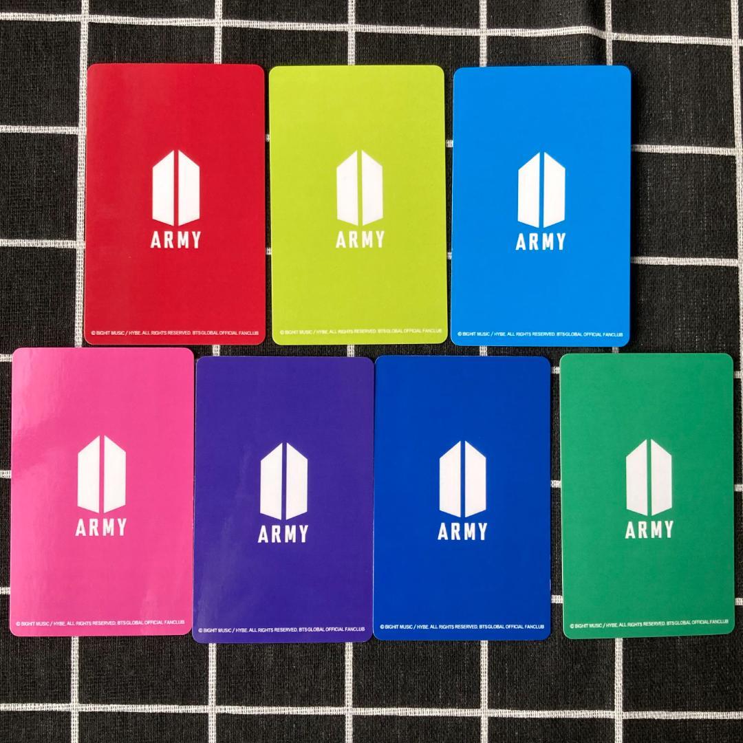 BTS JPFC 抽選特典 報誌アンケート ファンクラブ トレカ 7枚