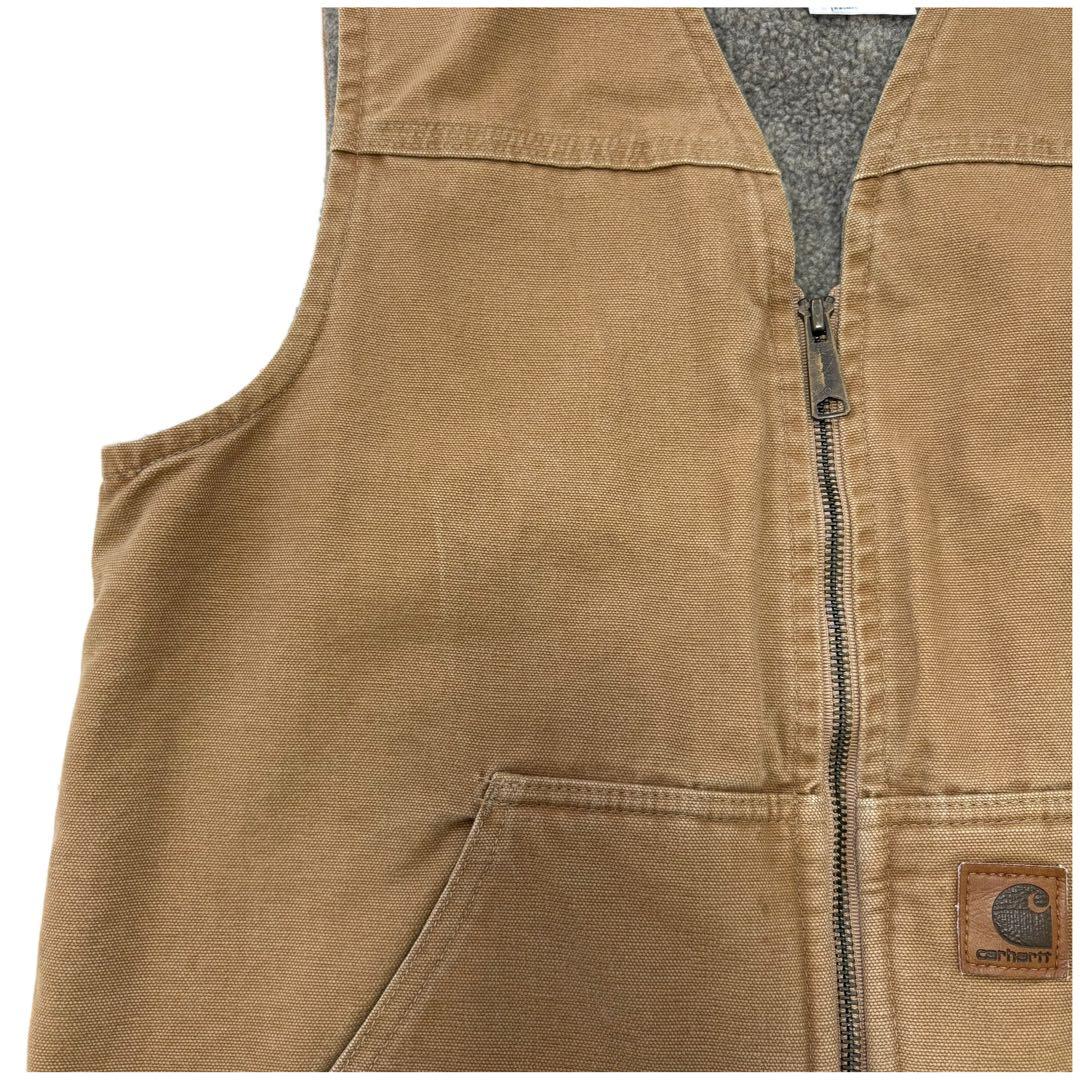 Carhartt カーハート ダックベスト M キャメル ワークベスト