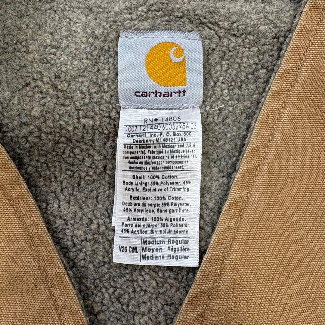 Carhartt カーハート ダックベスト M キャメル ワークベスト
