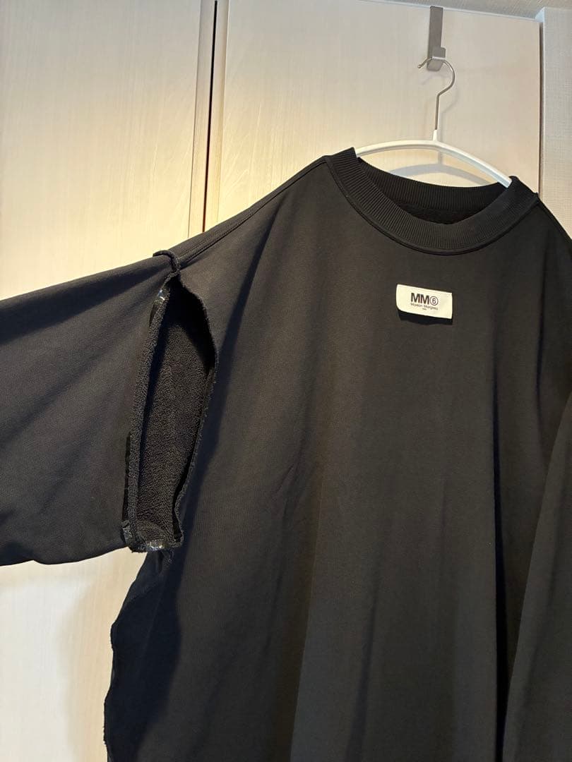 MM6 Maison Margiela バックプリントロゴスウェットワンピース