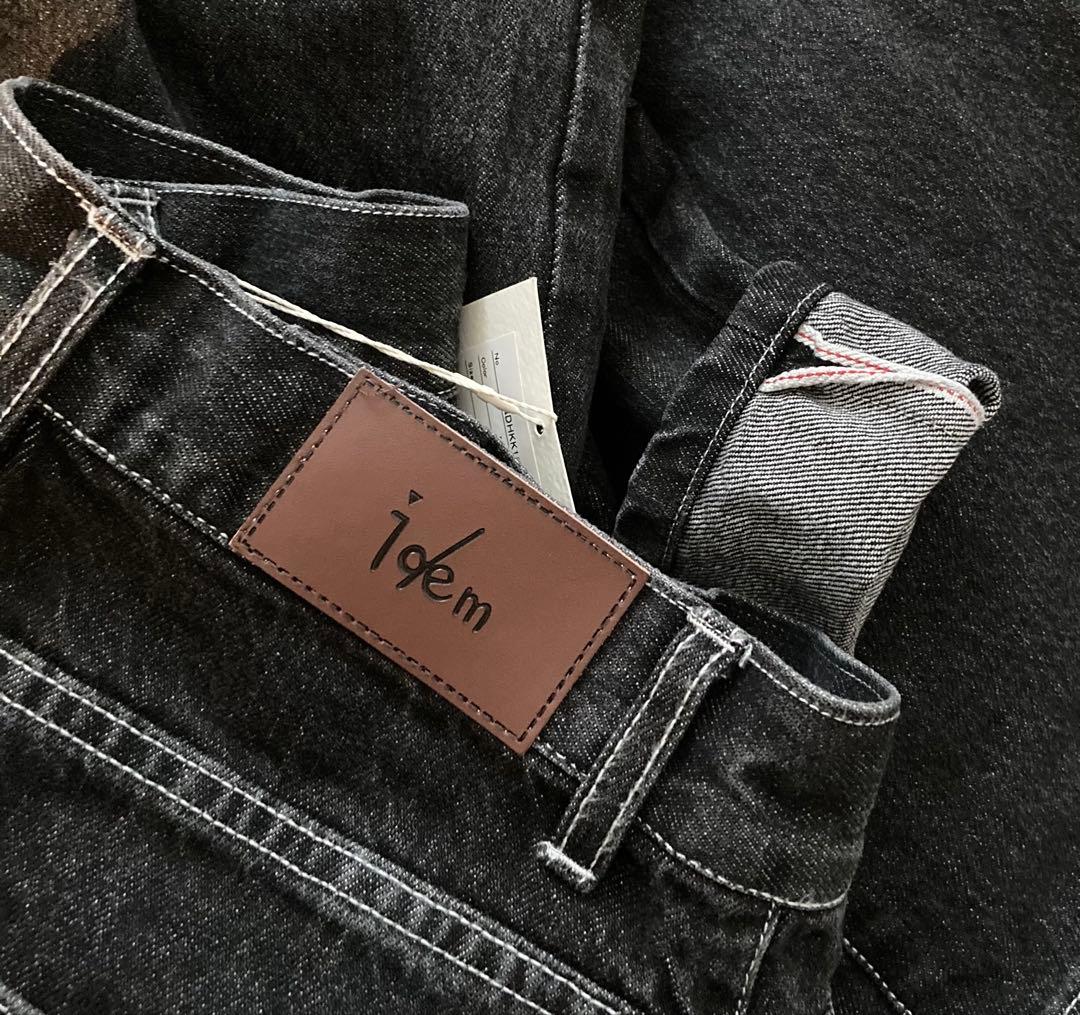 パンツ idem ufufu denim BLACK