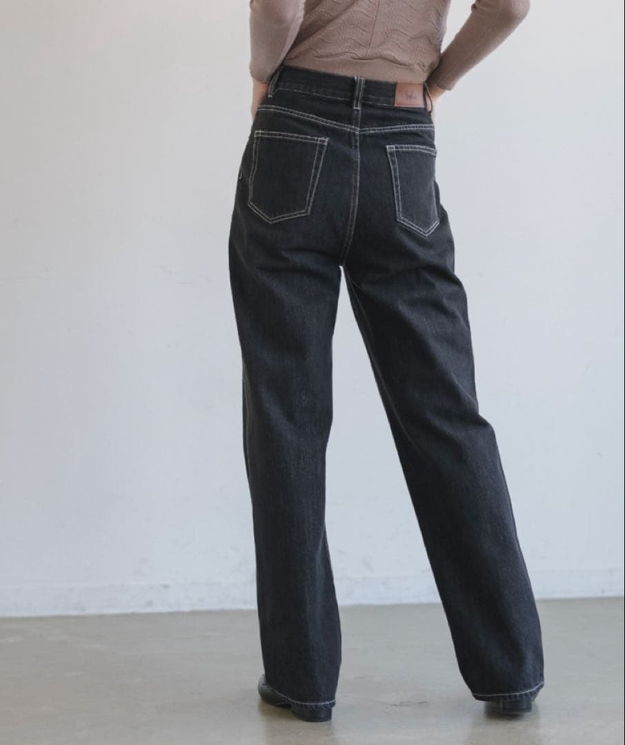 パンツ idem ufufu denim BLACK