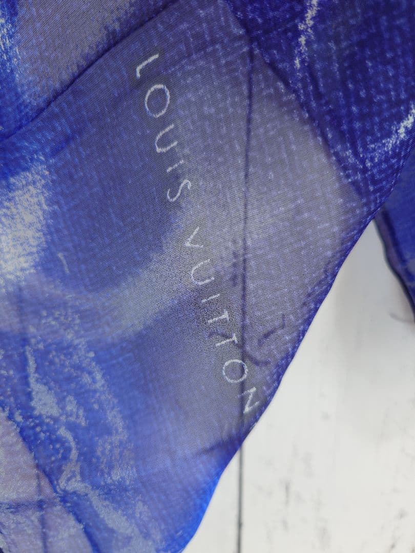 LOUIS VUITTON ネイビー ストール