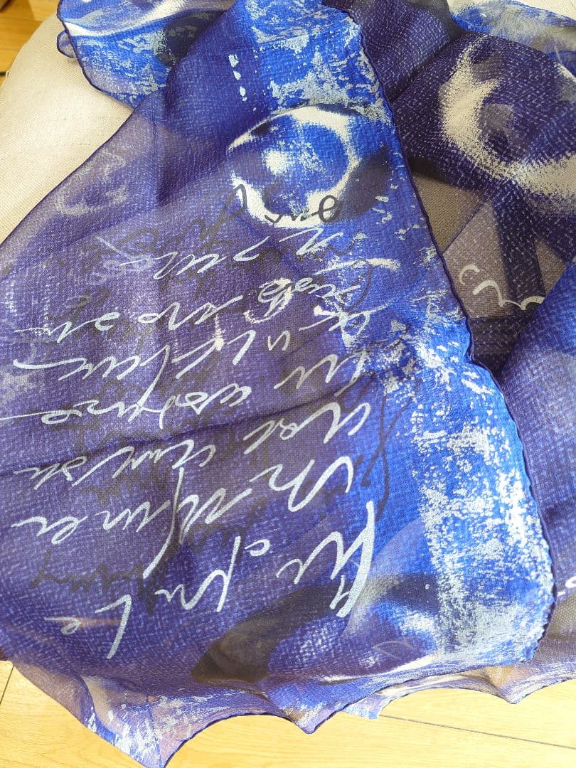 LOUIS VUITTON ネイビー ストール