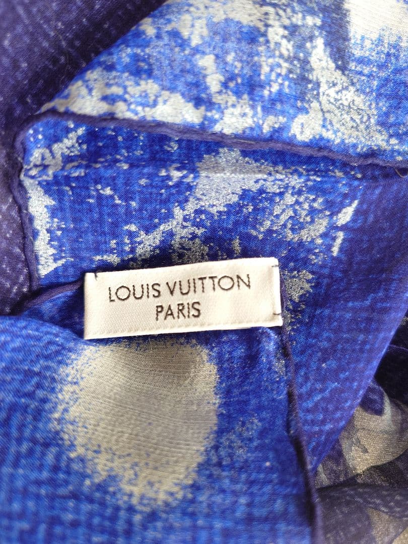LOUIS VUITTON ネイビー ストール